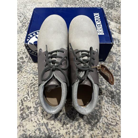 NEW Birkenstock Estevan Boots Off-White Leather/Suede 42 - Picture 5 of 8